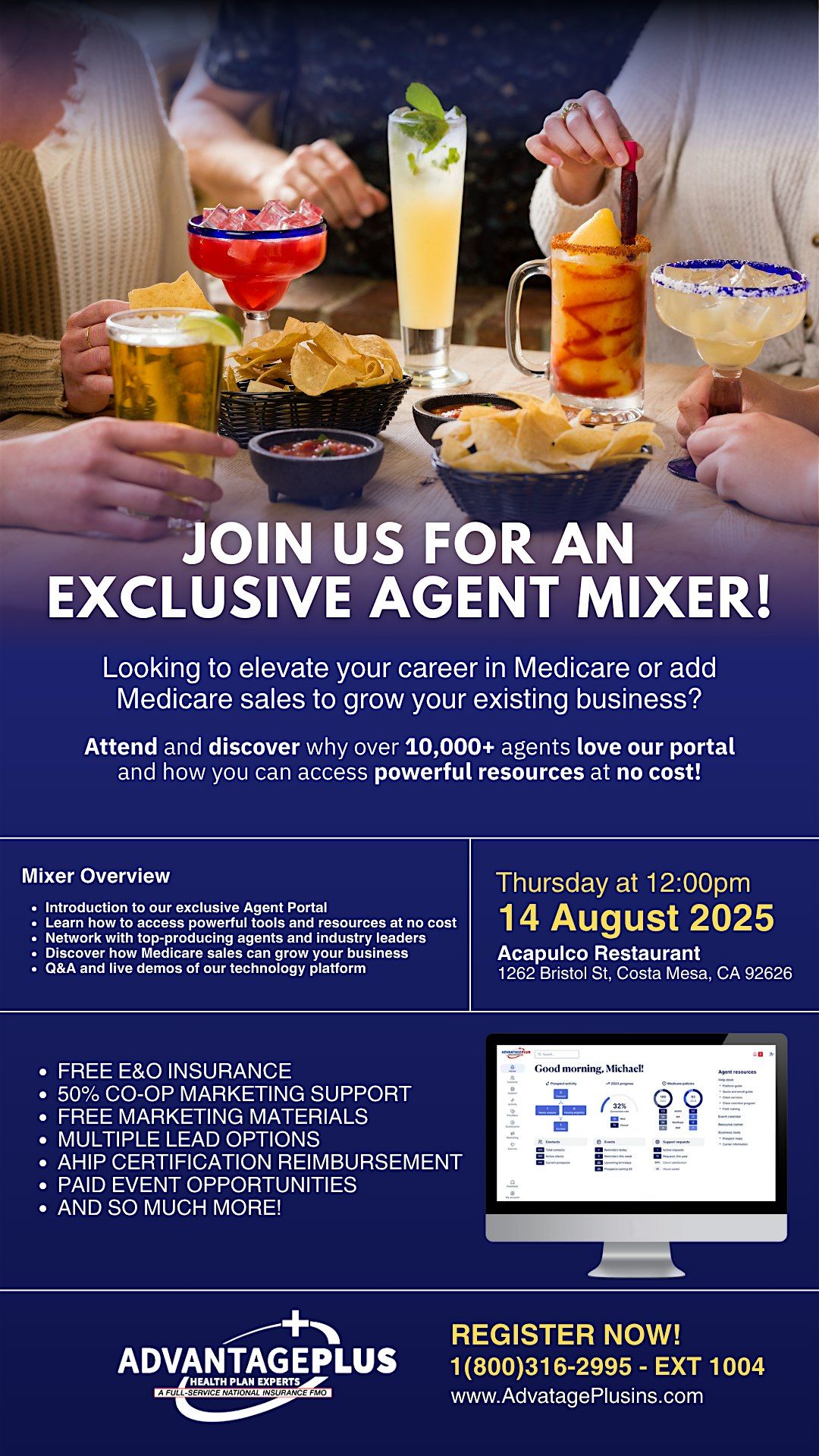 Medicare Agent Networking Mixer Costa Mesa, 14 August | Event in Costa Mesa | AllEvents
