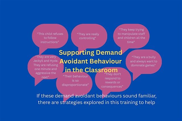 Supporting Demand Avoidant Behaviour in the Classroom, 15 October | Event in Croft | AllEvents