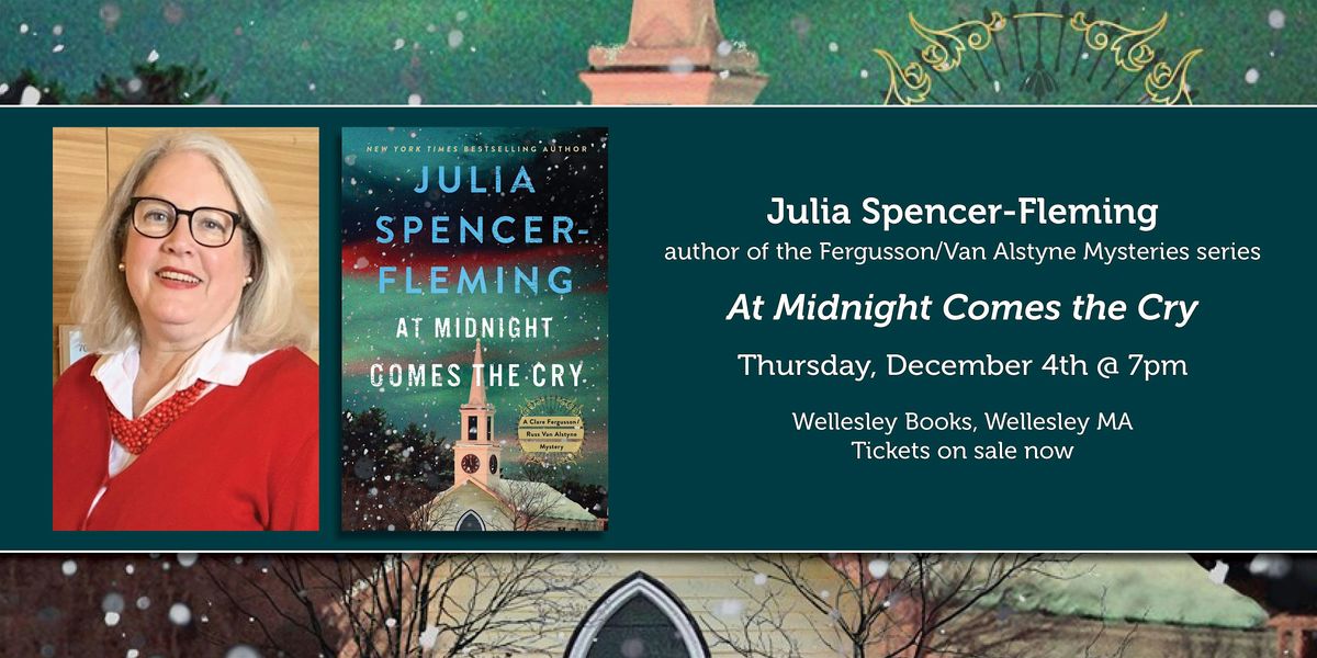 Julia Spencer-Fleming presents "At Midnight Comes the Cry", 4 December | Event in Wellesley | AllEvents