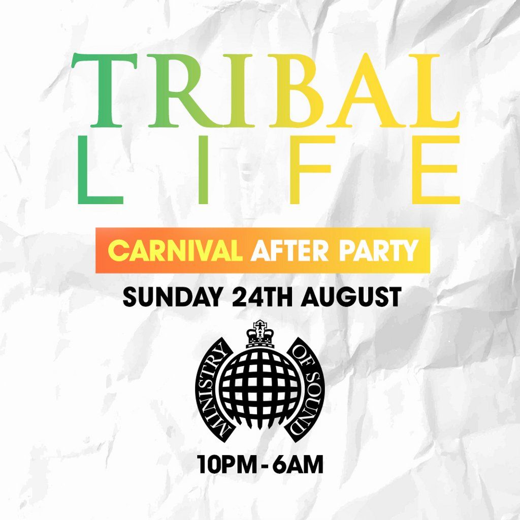 Tribal Life Carnival After Party, 24 August | Event in London | AllEvents