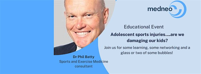 Adolescent sports injuries….are we damaging our kids?, 12 February | Event in London | AllEvents