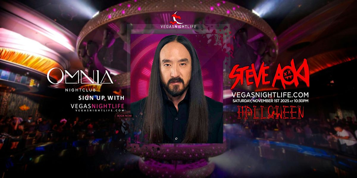 Steve Aoki | Vegas Halloween Weekend Party | Omnia Nightclub, 1 November | Event in Las Vegas | AllEvents