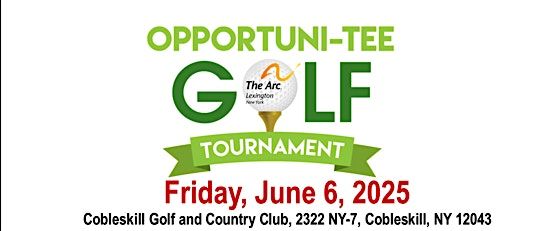 OPPORTUNI-TEE GOLF TOURNAMENT, 6 June | Event in Cobleskill | AllEvents
