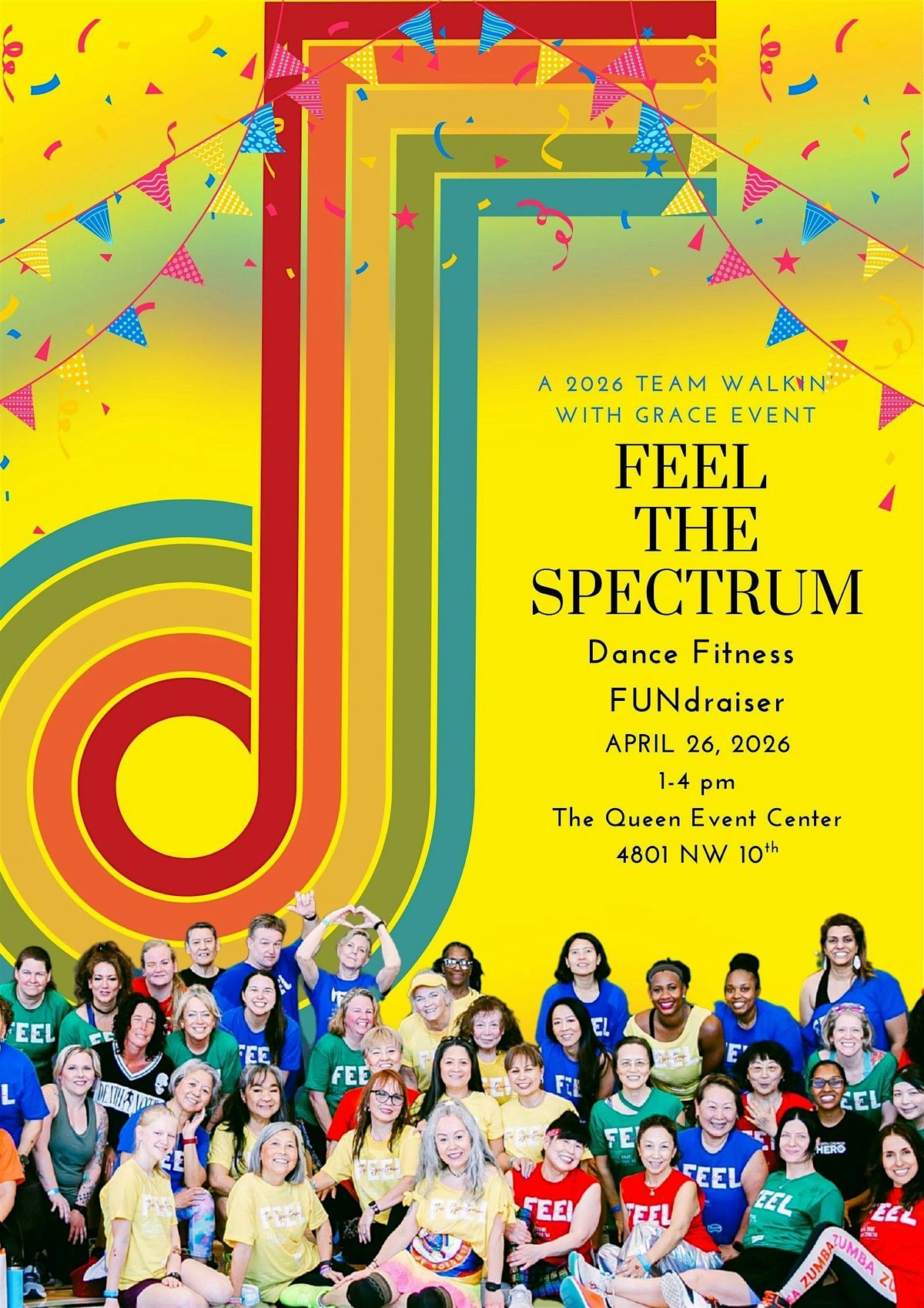2026 Feel the Spectrum Dance Fitness FUNdraiser!, The Queen Event ...