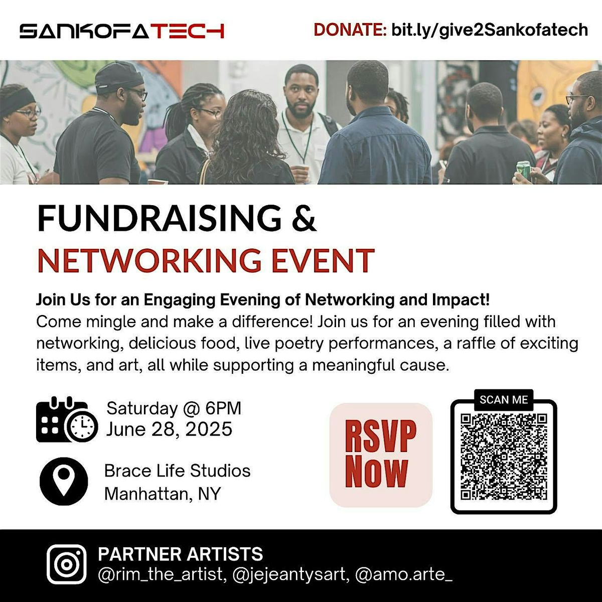 Innovate and Uplift: Sankofatech Fundraising & Networking Event, 28 June | Event in New York | AllEvents