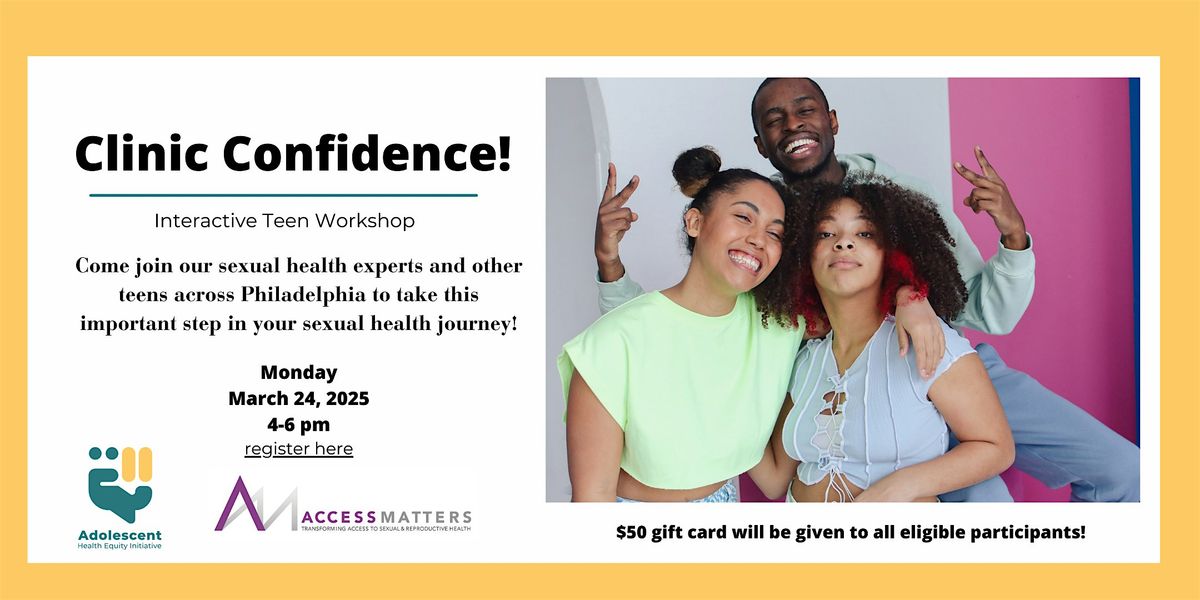 Clinic Confidence Workshop | Event in Philadelphia | AllEvents