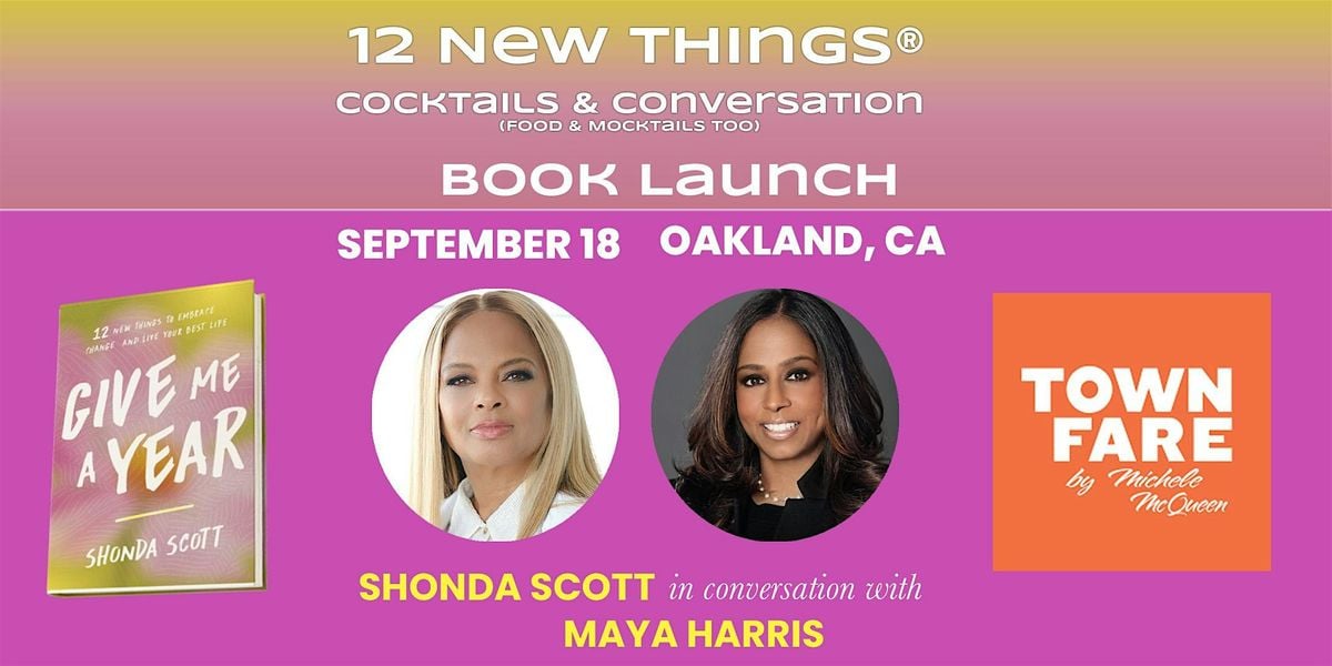Give Me A Year Book Launch, 18 September | Event in Oakland | AllEvents