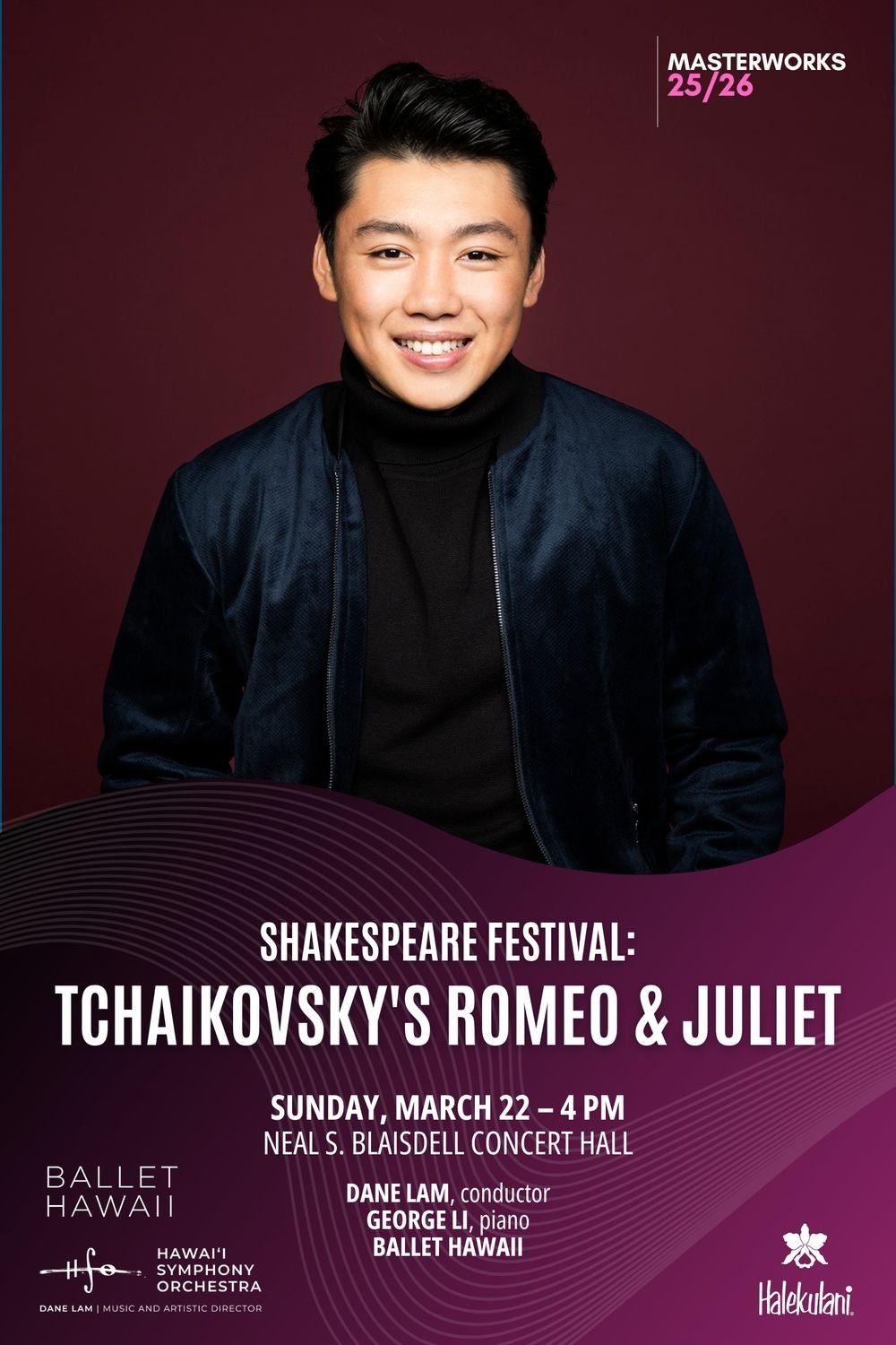 Hawaii Symphony Orchestra: Dane Lam -  Brahms & The Black Dragon, 7 February | Event in Honolulu | AllEvents