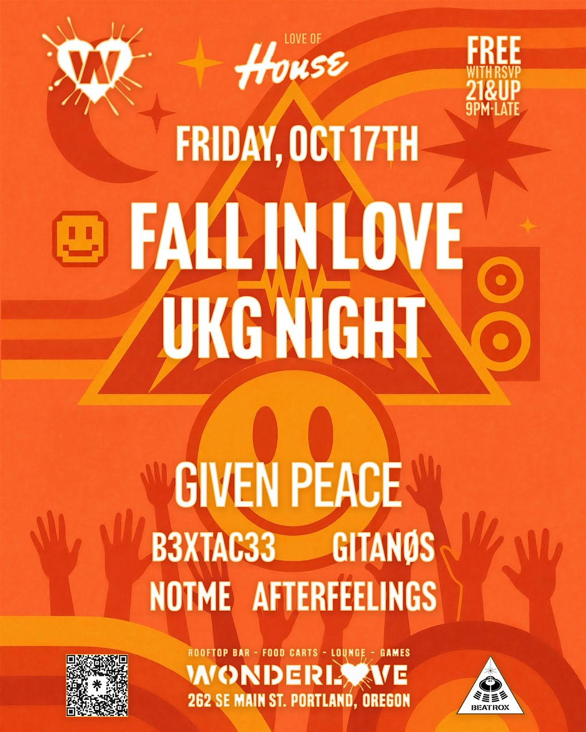 FALL IN LOVE - UGK NIGHT - Love of House - Wonderlove_PDX, 17 October | Event in Portland | AllEvents