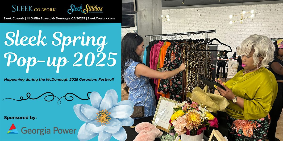 Sleek Spring Pop-up Market 2025, 17 May | Event in McDonough | AllEvents