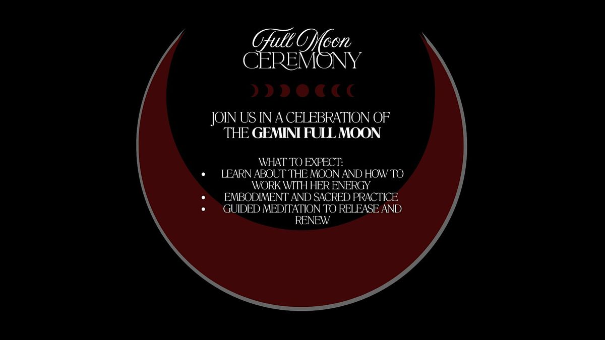 Gemini Full Moon Ceremony, 5 December | Event in Mandurah | AllEvents