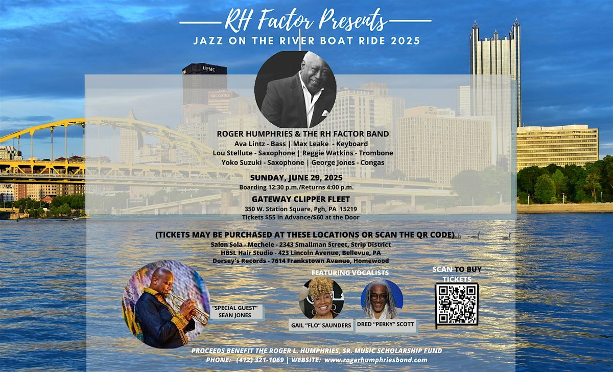 RH Factor Jazz on the River 2025, 29 June | Event in Pittsburgh | AllEvents