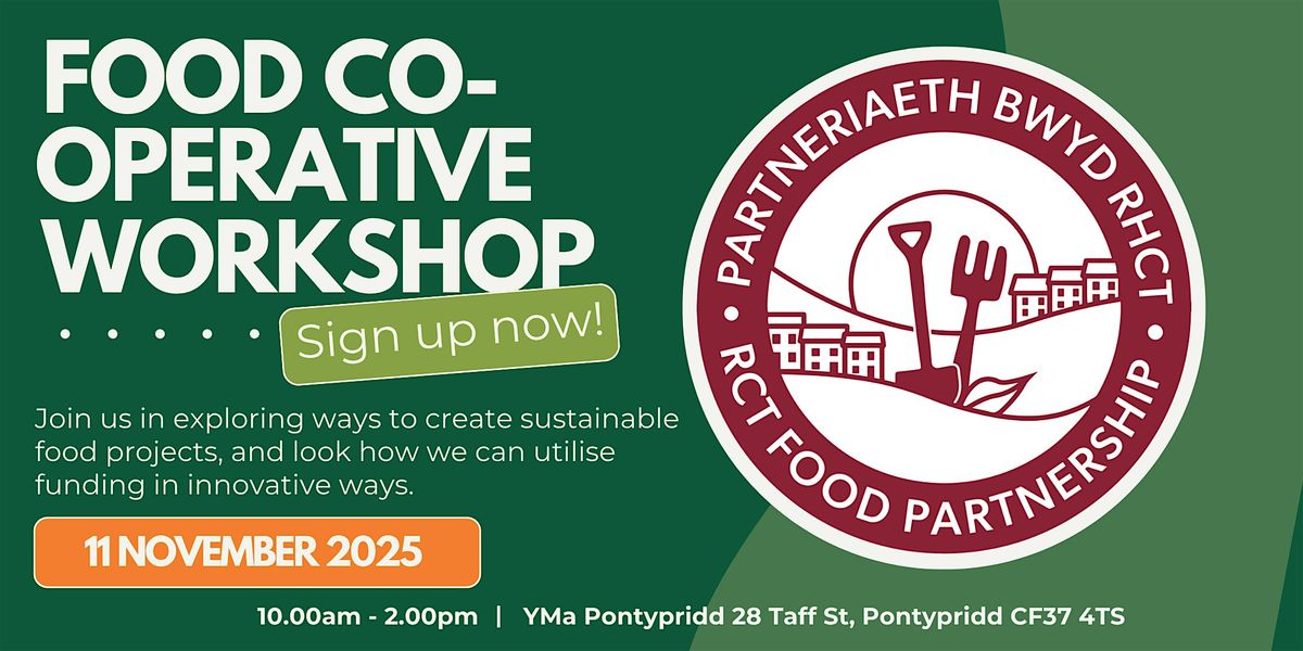 RCT Food Co-operative Workshop, 11 November | Event in Pontypridd | AllEvents