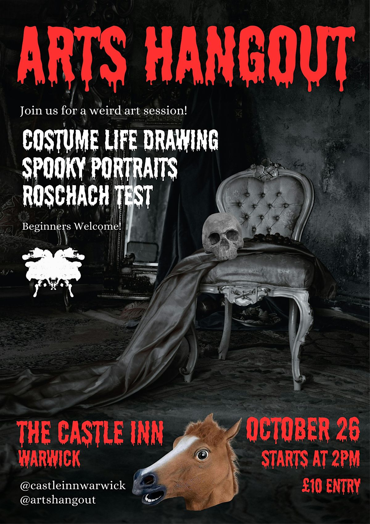 Spooky Life Drawing and Voodoo Dolls - Beginners Welcome!, 26 October | Event in Warwick | AllEvents