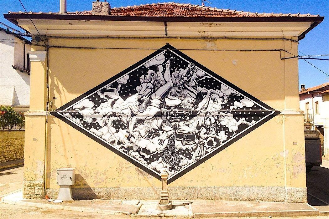 Borgo Universo in realtà aumentata – Viaggio tra i murales animati, 8 November | Event in Aielli | AllEvents