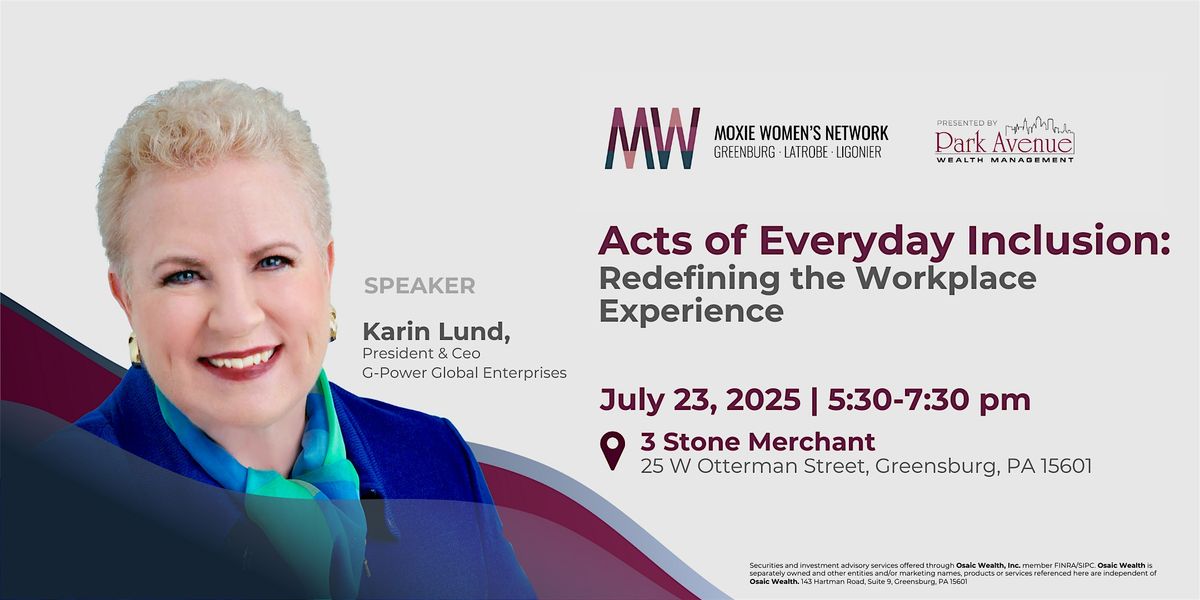 Acts of Everyday Inclusion:  Redefining the Workplace Experience, 23 July | Event in Greensburg | AllEvents