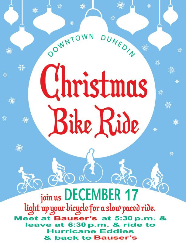 Christmas Lighted Bicycle Ride, Bauser's, Dunedin, December 17 2022 AllEvents.in