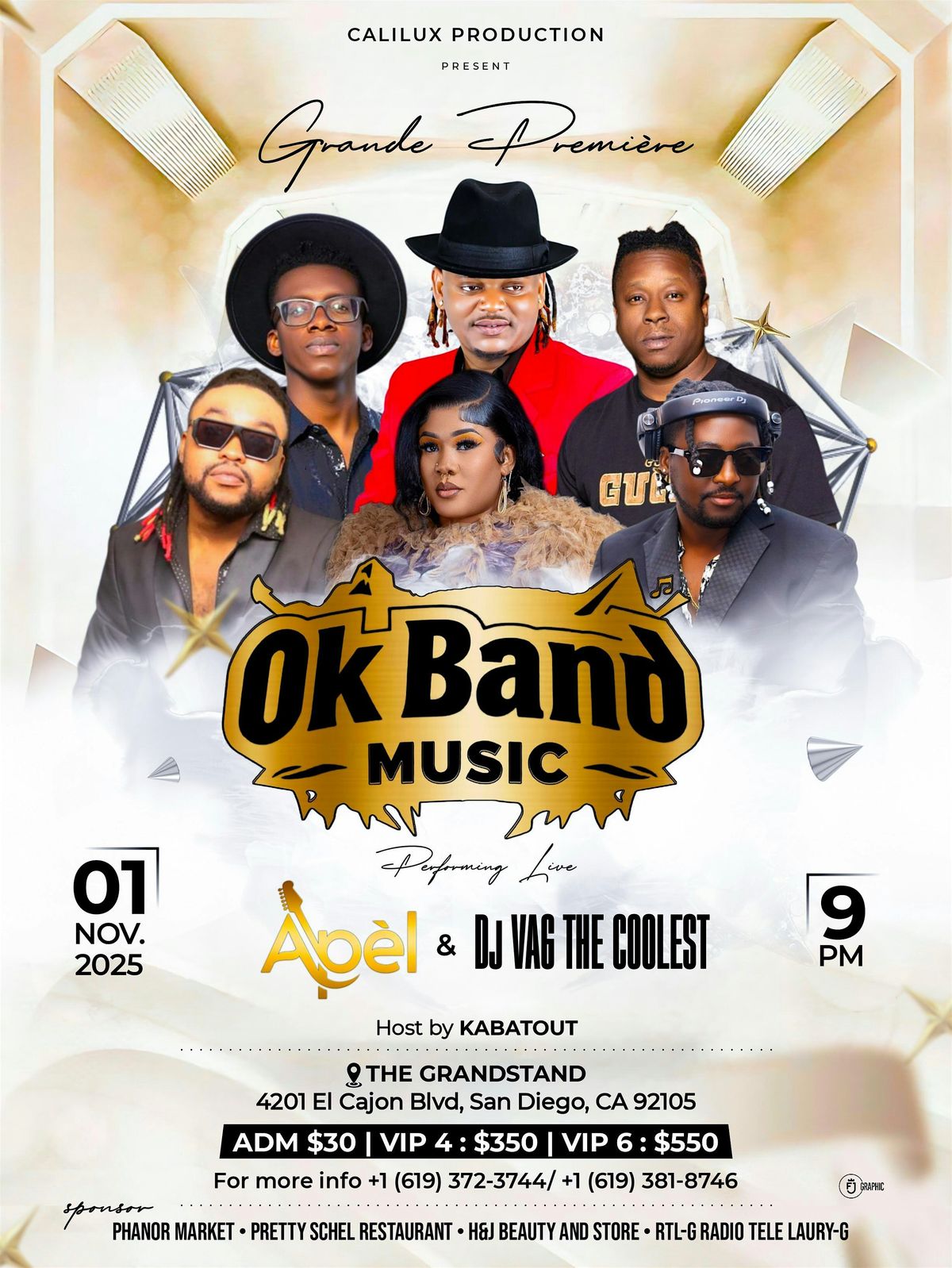 GRAND PREMIERE WITH OK BAND MUSIC & APEL BAND, 1 November | Event in San Diego | AllEvents