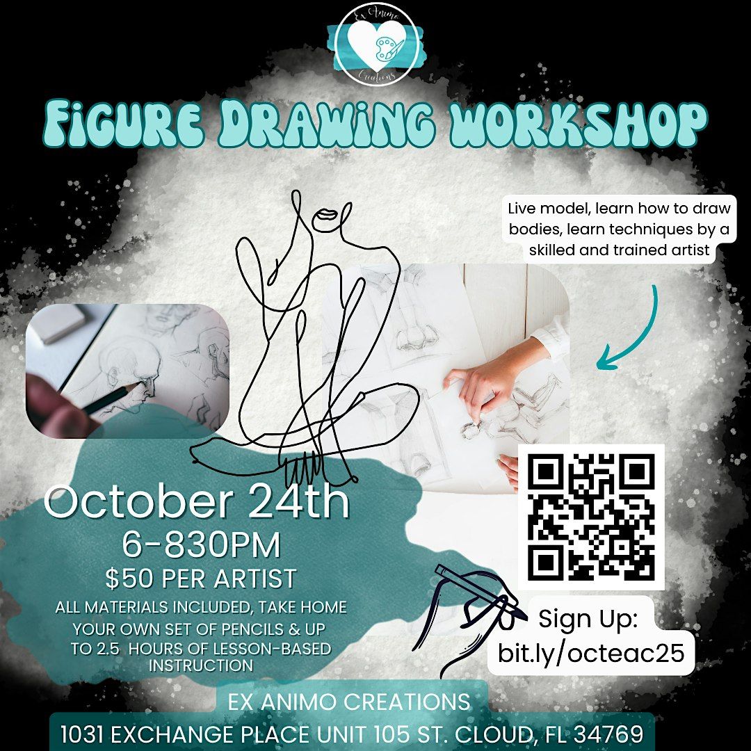 October Figure Drawing Workshop!, 24 October | Event in St. Cloud | AllEvents