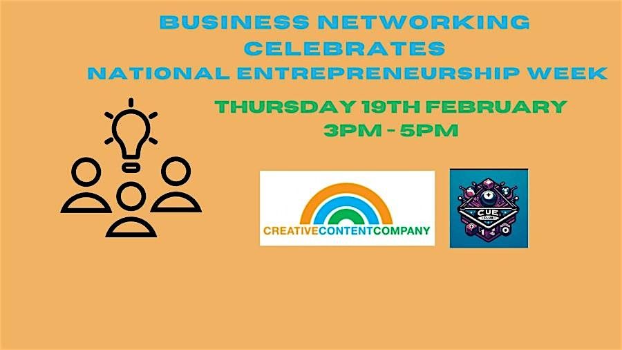 Business Networking Celebrates National Entrepreneurship Week, 19 February | Event in Peterborough | AllEvents