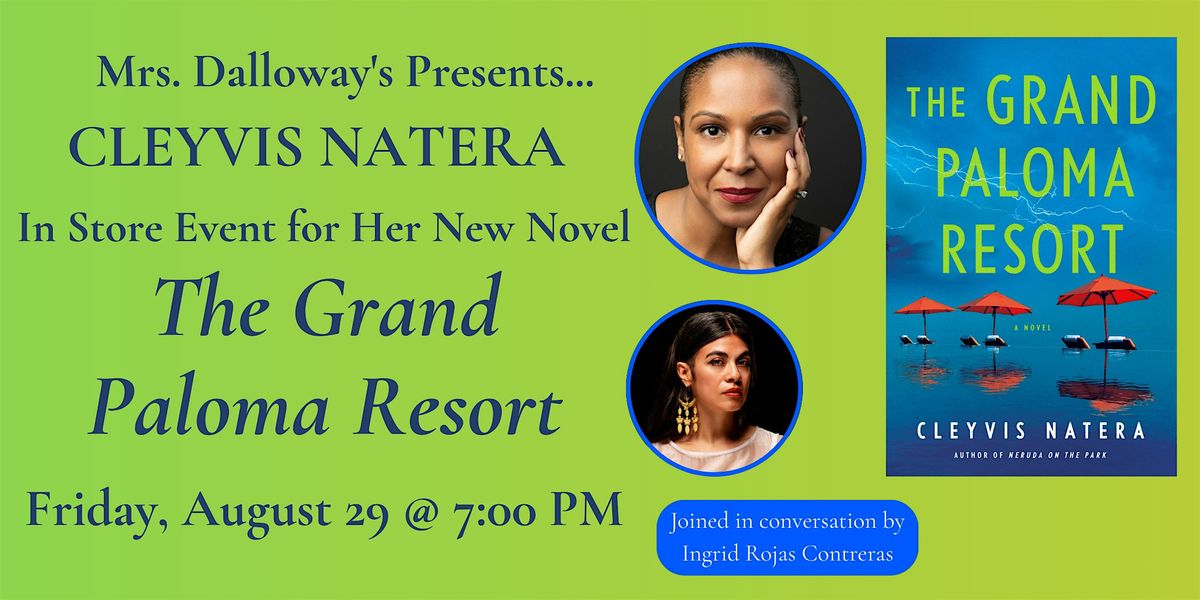 Cleyvis Natera's THE GRAND PALOMA RESORT In Store Event and Book Signing, 29 August | Event in Berkeley | AllEvents