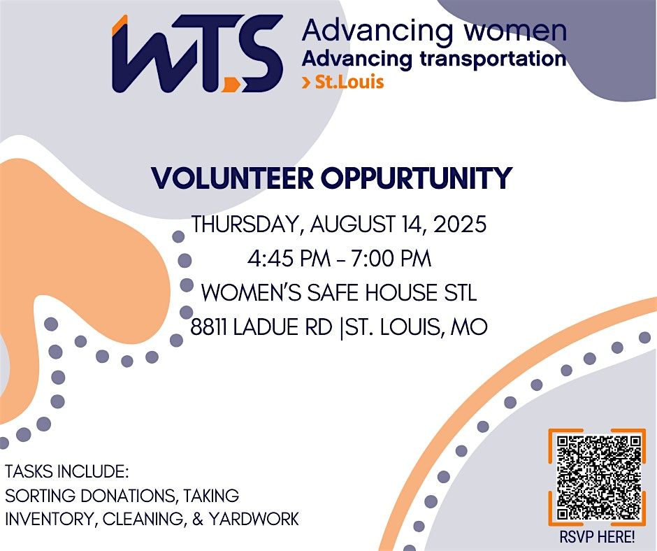WTS St. Louis: Volunteer at the Women's Safe House, 14 August | Event in St. Louis | AllEvents