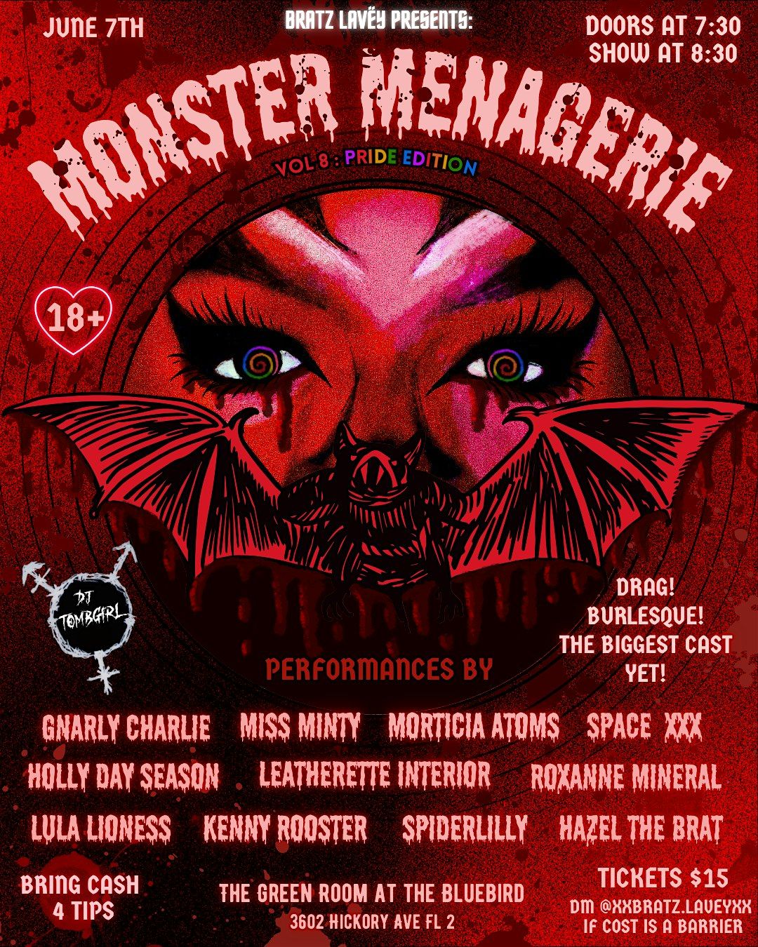 Monster ménagerie vol 8: pride edition, 7 June | Event in Baltimore | AllEvents