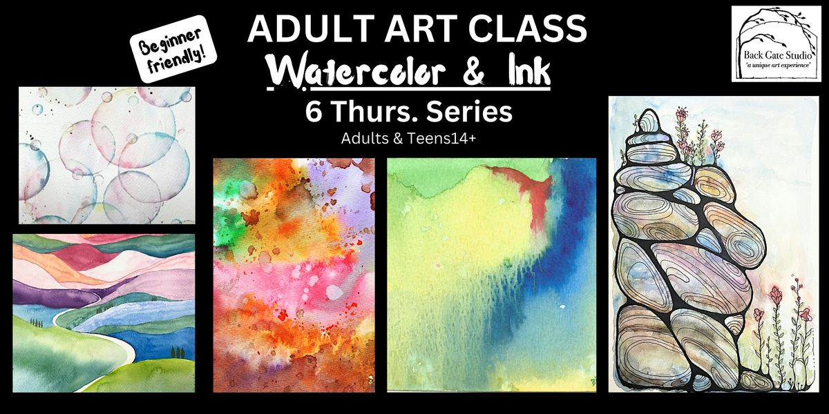 Art Class for ADULTS--'Watercolor & a Bit of Ink'-- Beginner-friendly, 26 June | Event in Boise | AllEvents