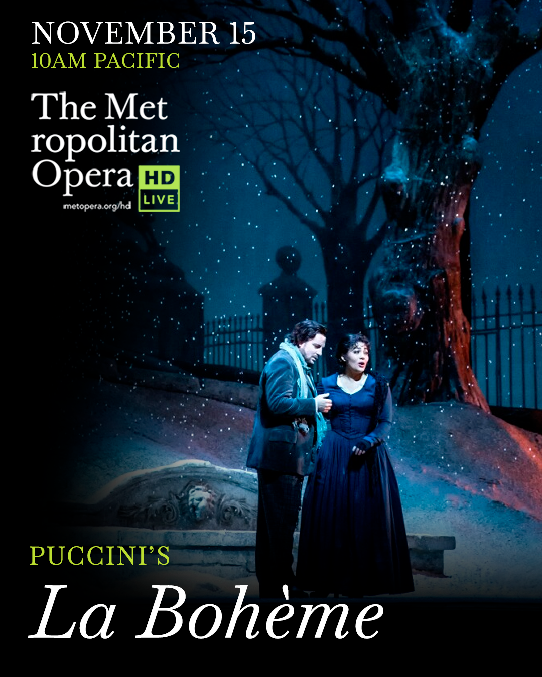 Puccini's La Bohème at Queen Elizabeth Theatre - Vancouver, 25 April | Event in Vancouver | AllEvents