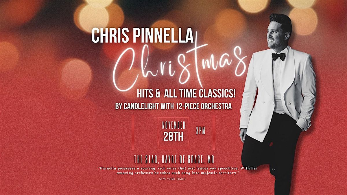Chris Pinnella: Christmas Hits & All-Time Classics, 28 November | Event in Havre de Grace | AllEvents