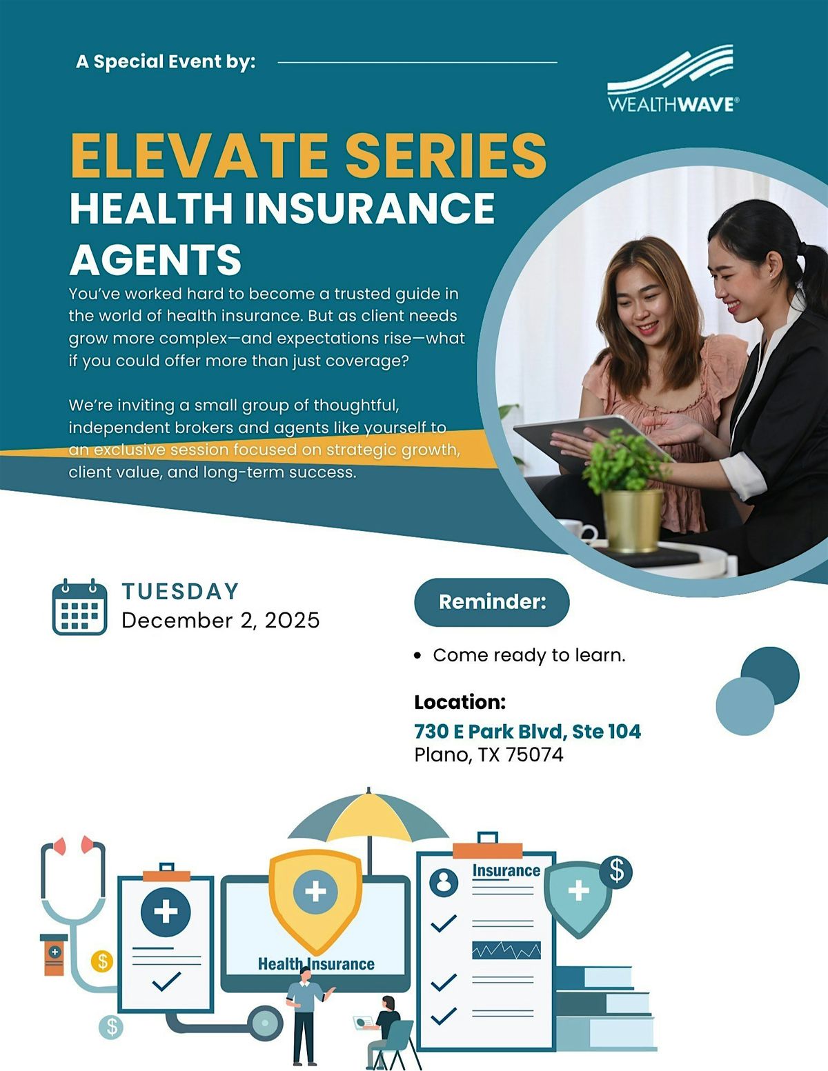 Insurance Agents that are looking for more, 2 December | Event in Plano | AllEvents