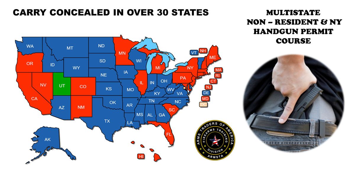 MULTI STATE Non Resident Handgun Permit Course at Gander (Utah