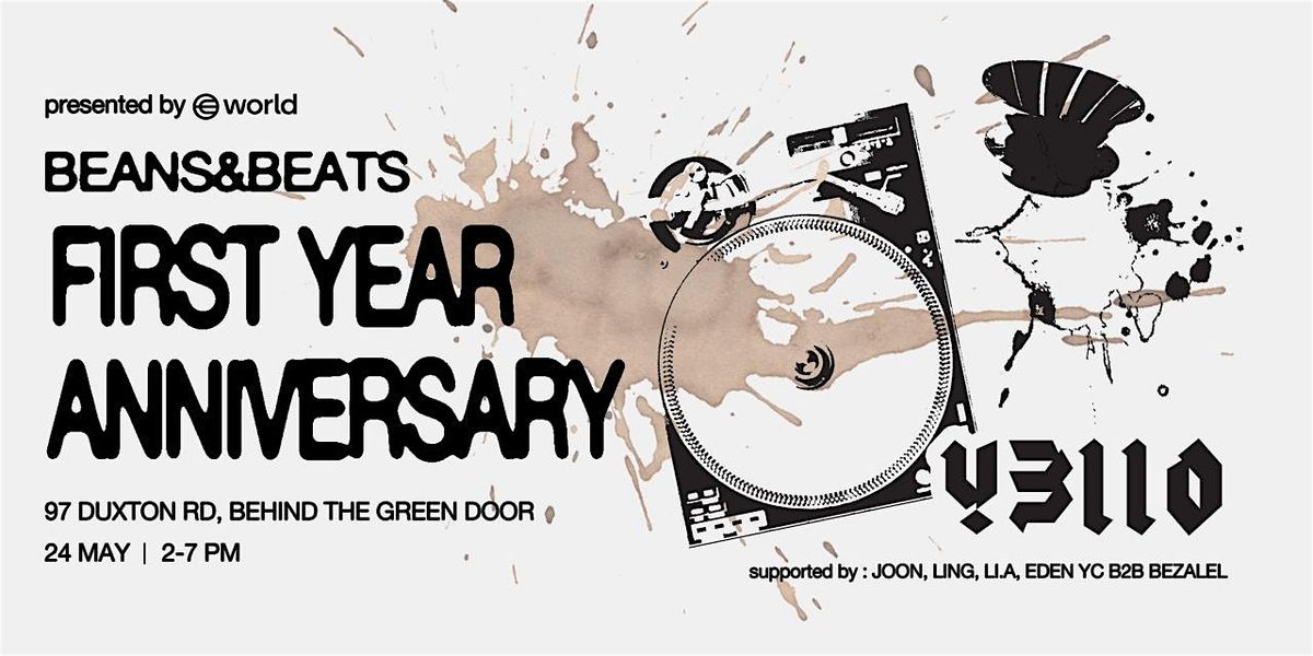 BEANS&BEATS: FIRST YEAR ANNIVERSARY, 24 May | Event in Singapore | AllEvents