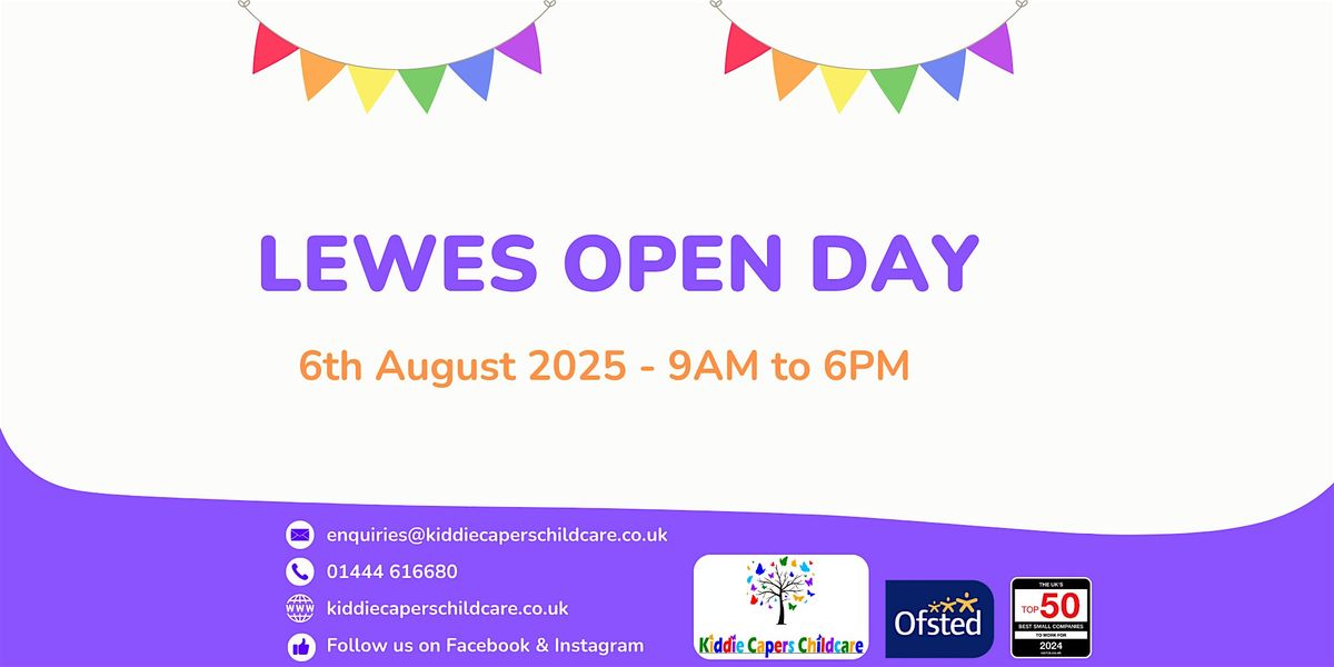Open Day in Lewes, 6 August | Event in Lewes | AllEvents