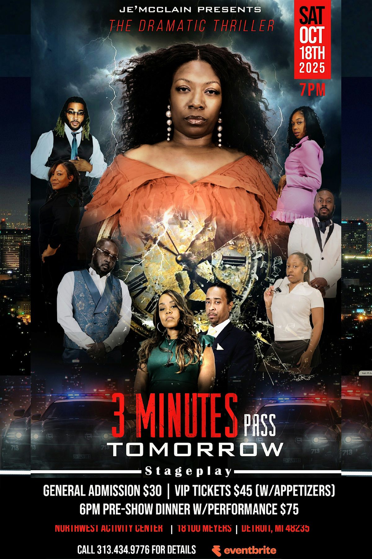 3 Minutes Pass Tomorrow    the Dramatic Thriller Stage Play, 18 October | Event in Detroit | AllEvents
