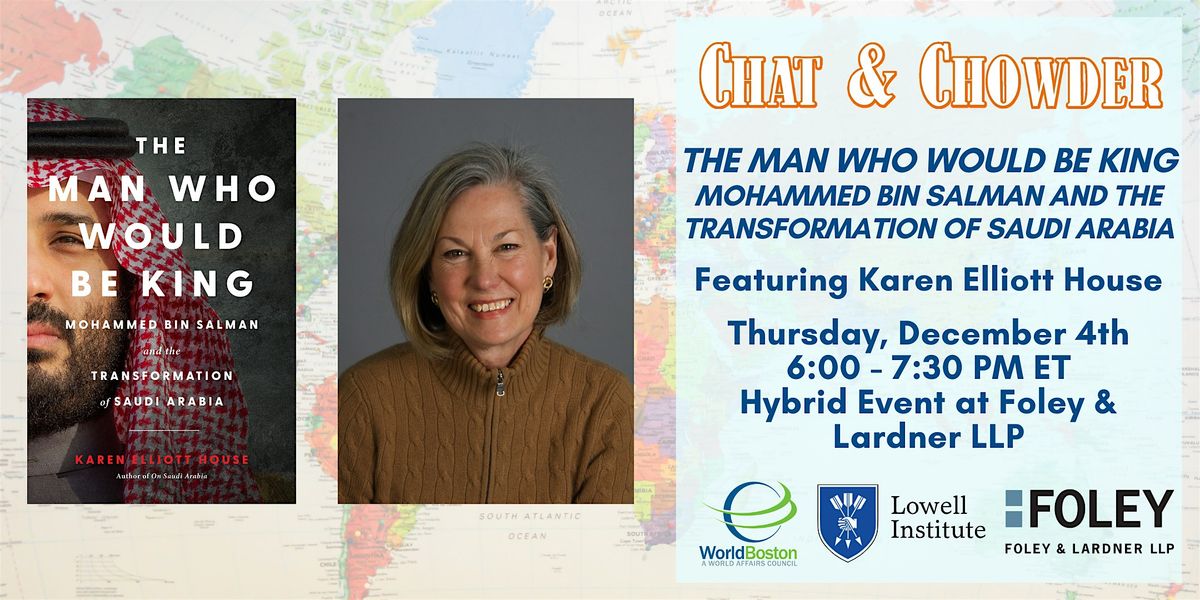Chat & Chowder | The Man Who Would Be King, 4 December | Event in Boston | AllEvents