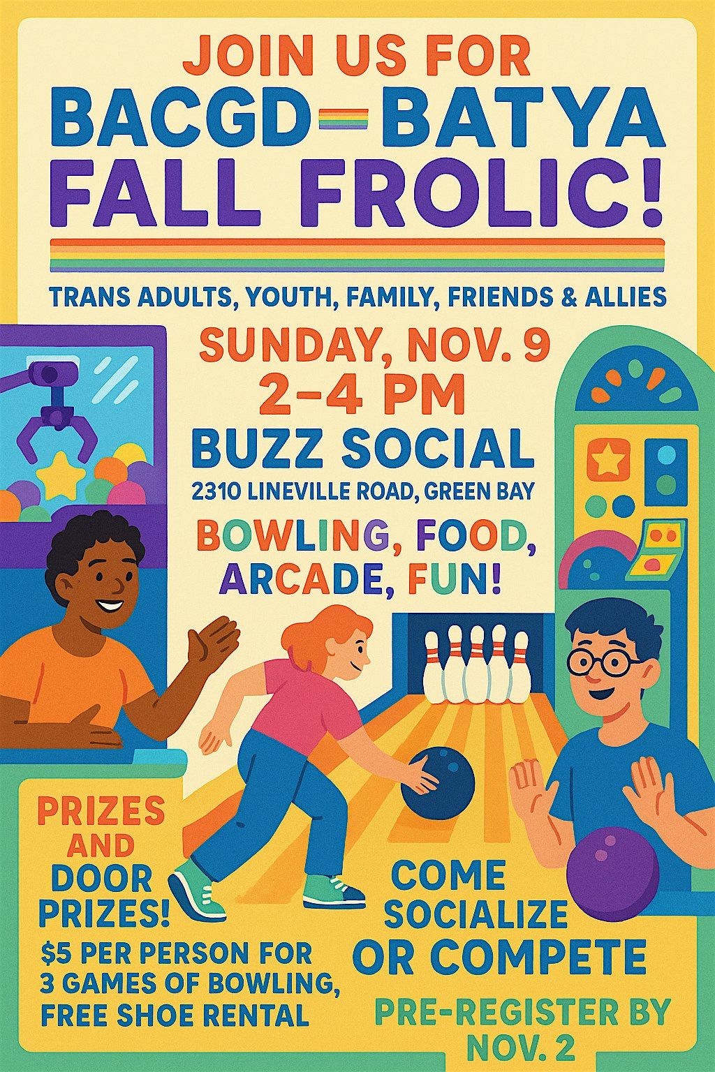 BACGD FALL FROLIC, 9 November | Event in Green Bay | AllEvents