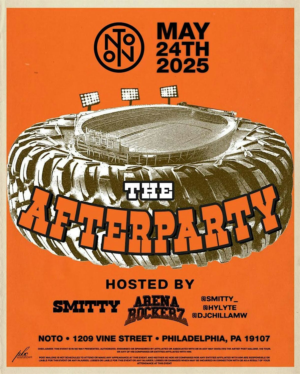 The BIG ASS Stadium Tour Afterparty @ Noto Philly May 24, 24 May | Event in Philadelphia | AllEvents