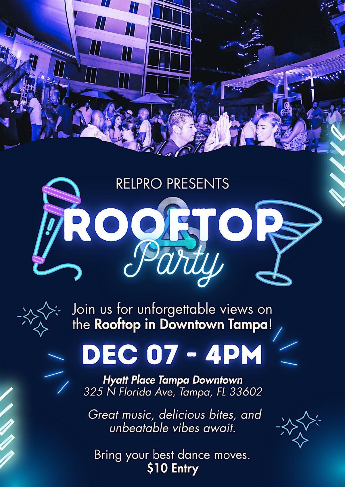 Rooftop Party in Downtown Tampa!, 7 December | Event in Tampa | AllEvents