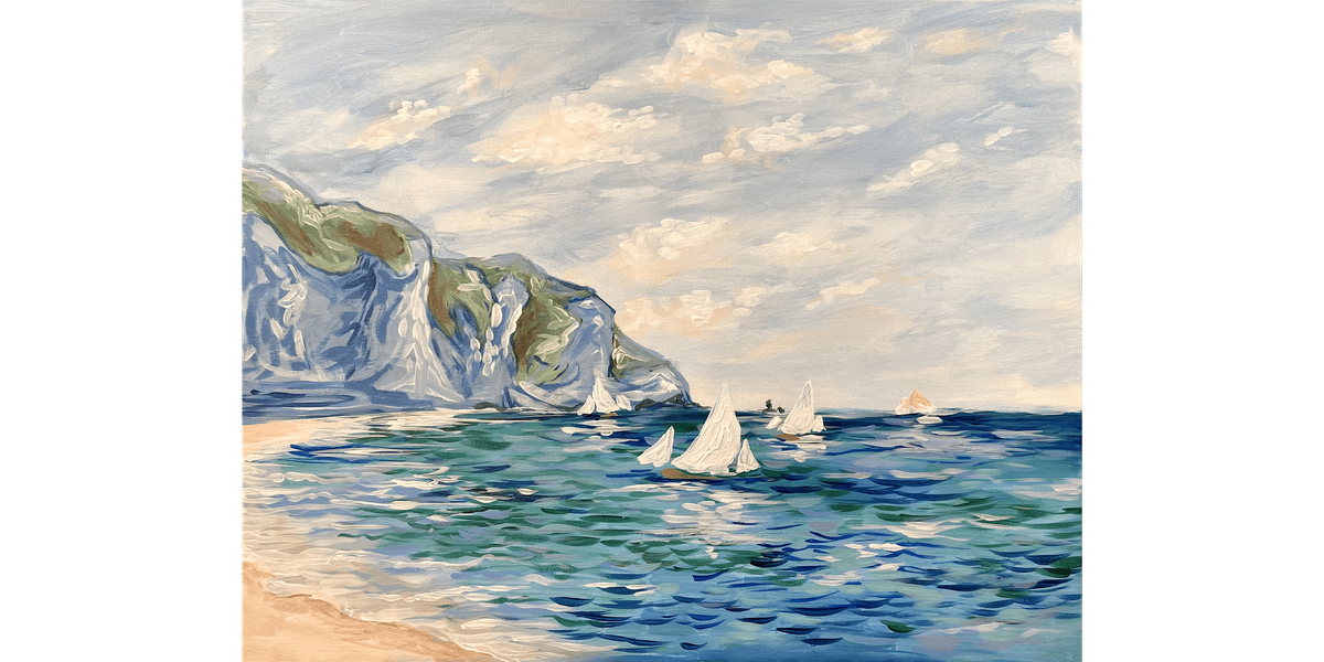 Sailing with Monet - Paint and Sip in Boston | Classpop!™, 5 September | Event in Lexington | AllEvents