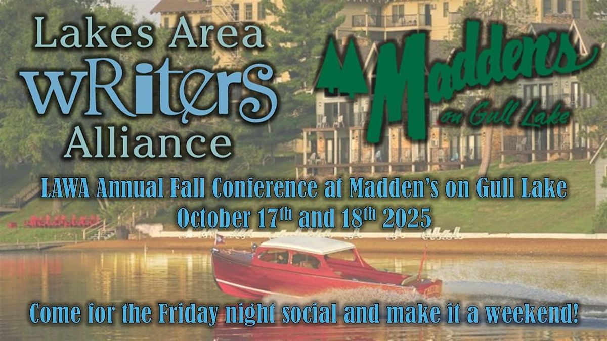 Lakes Area Writers Alliance 2025 Fall Conference, 18 October | Event in Brainerd | AllEvents