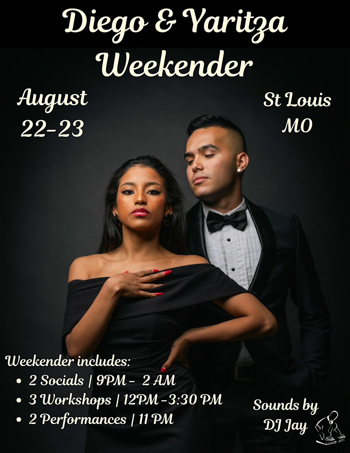 Diego & Yaritza Weekender, 22 August | Event in St. Louis | AllEvents