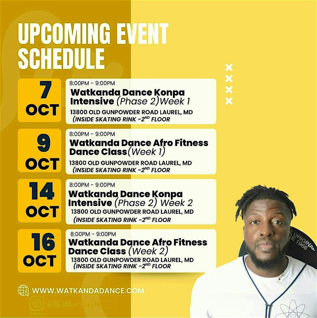 AfroDance Fitness Class w/ Watkanda Dance (5 weeks), 9 October | Event in Laurel | AllEvents