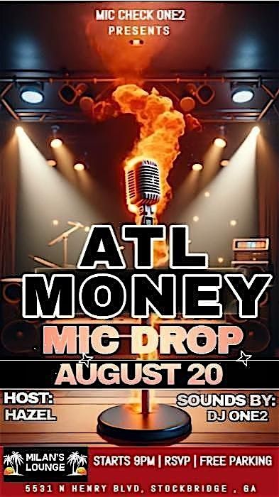 ATL MONEY MIC DROP x WALK IT OUT  WEDNESDAY DANCE CYPHER, 20 August | Event in Stockbridge | AllEvents