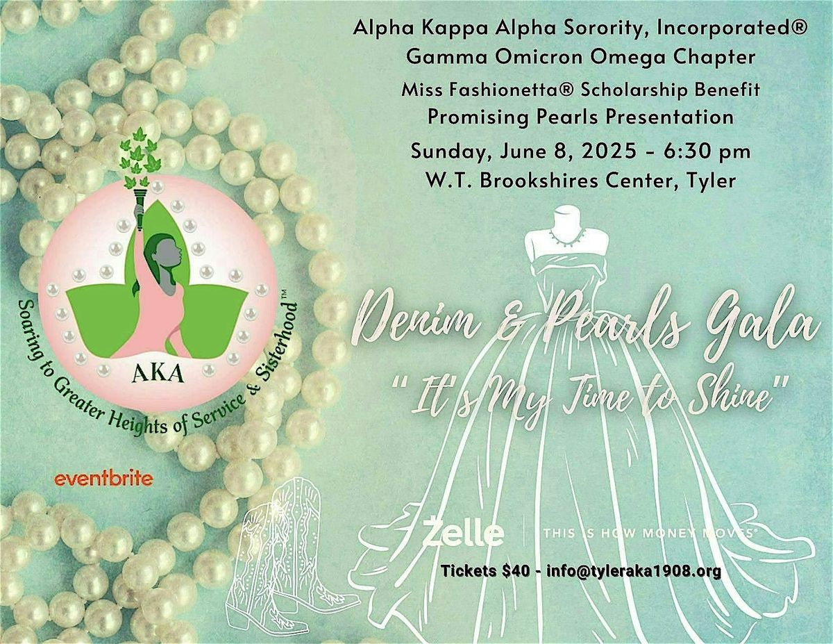 Miss Fashionetta Denim and Pearls Gala, "It's My Time to Shine!", 8 June | Event in Tyler | AllEvents