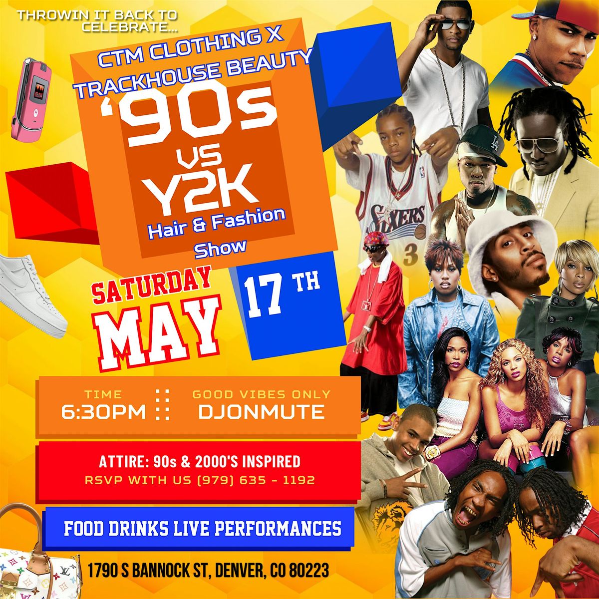 90s vs. Y2K Hair & Fashion Show, 17 May | Event in Denver | AllEvents