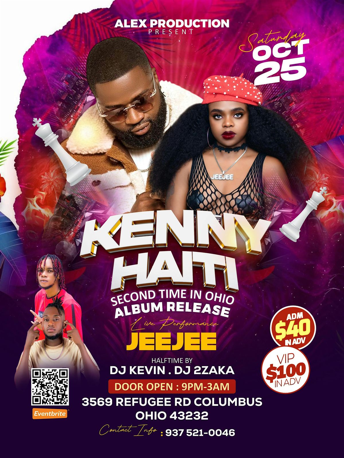 Kennyhaiti /JeeJee live second time in Columbus Ohio, 25 October | Event in Columbus | AllEvents