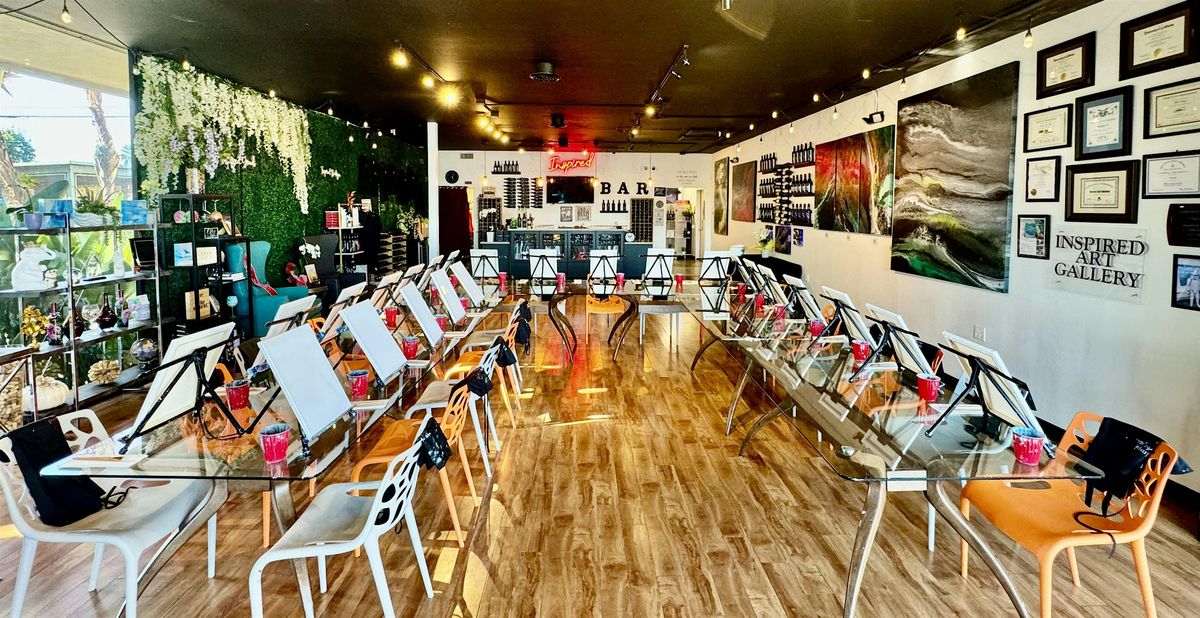 PAINT WINE EXPERIENCE: SUNSET WAVE, 16 May | Event in Costa Mesa | AllEvents