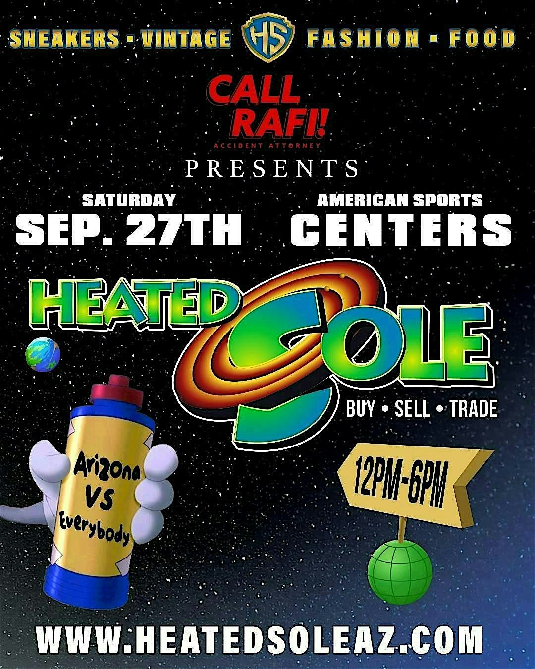 Heated Sole, 27 September | Event in Avondale | AllEvents