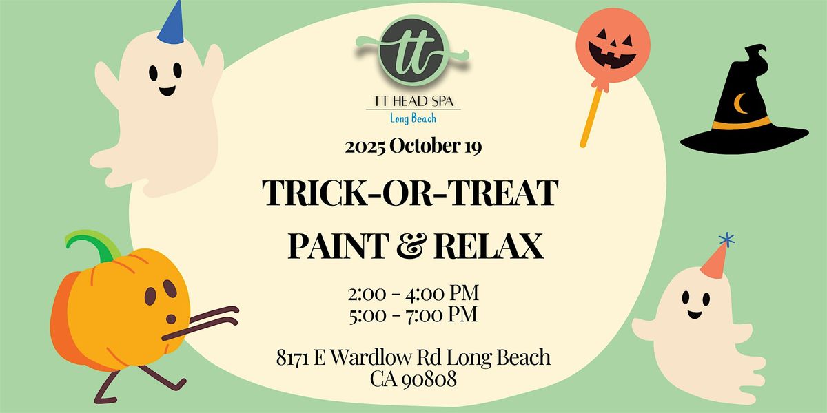 Trick or Treat Paint & Relax, 19 October | Event in Long Beach | AllEvents